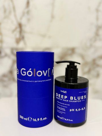 М'який шампунь-гель для чоловіків Deep Blues Na Golov[y] pH 5.0-5.5 23554 фото